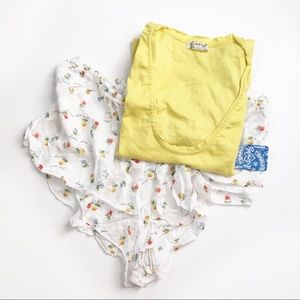 Free People Up Late Crop Top & Shorts Pajama Set